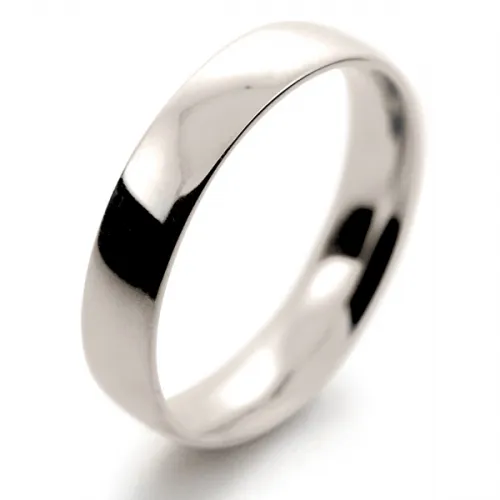 Court Light -  3mm (TCSL3 W) White Gold Wedding Ring Ladies